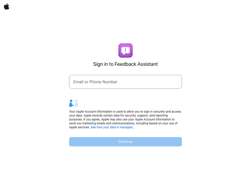 Feedback Assistant-站点缩略图